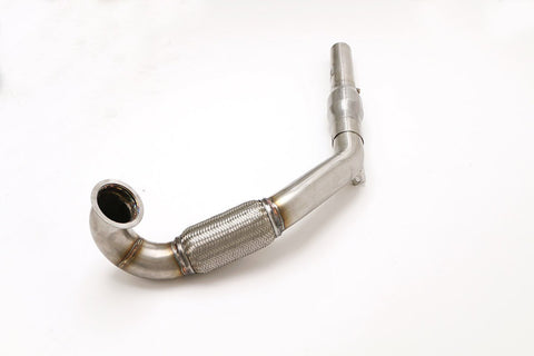 B&B Exhaust Stainless Steel Catted Downpipe | 2015-2017 VW GTI Mk7 (FPIM-0490)