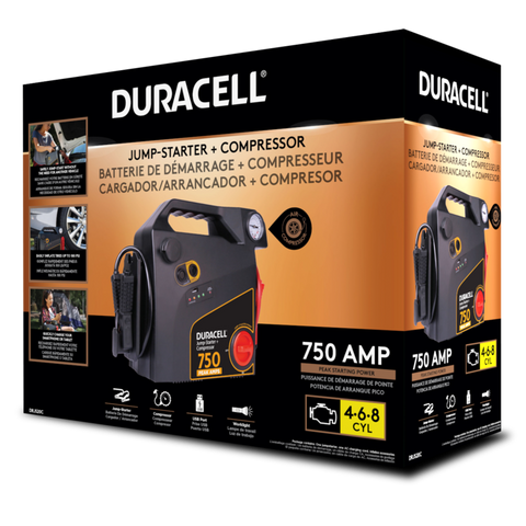 Duracell 750 Amp Jump-Starter with Air Compressor (DRJS20C)