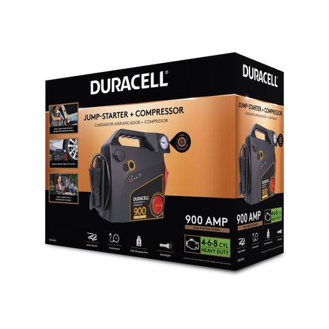 Duracell 900 Amp Jump Starter with Air Compressor (DRJS30C)