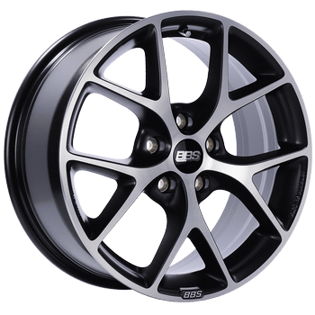 BBS SR Series 5x112 17" Volcano Grey Diamond Cut Wheels