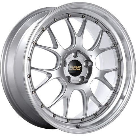 BBS Wheels LMR Diamond Silver w/ Diamond Cut Machined Lip 20x9.5 | 5x120 (LM317DSPK)