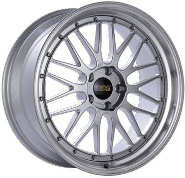 BBS LM Series 5x120 19" Diamond Silver Wheels