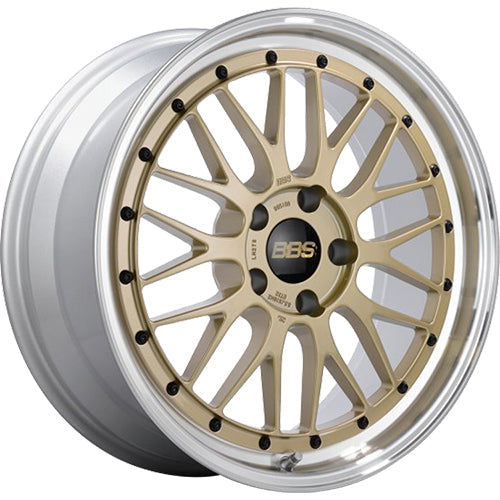 BBS Wheels LM Gold w/ Diamond Cut Machined Lip 17x9 | 5x130