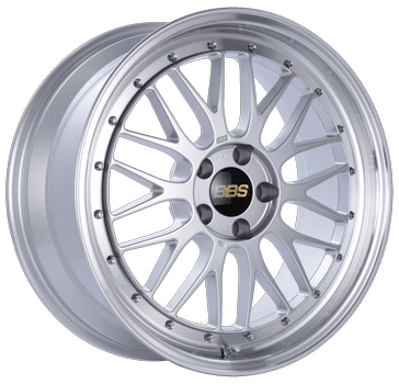BBS Wheels LM Diamond Silver w/ Diamond Cut Machined Lip 19x8.5 | 5x112 (LM249DSPK)