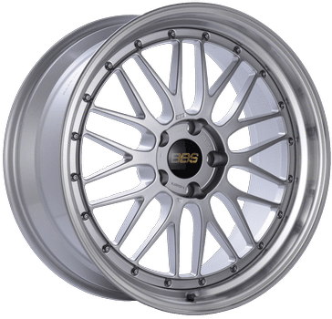 BBS Wheels LM Diamond Silver w/ Diamond Cut Machined Lip 20x8.5 | 5x120 (LM229DSPK)
