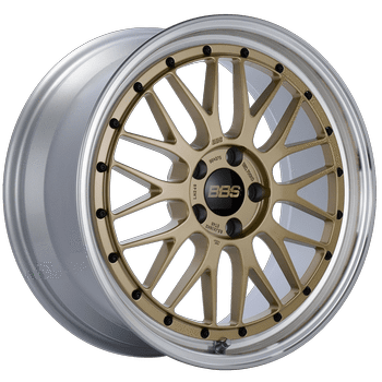 BBS Wheels LM Gold w/ Diamond Cut Machined Lip 19x8.5 | 5x112 (LM249GPK)