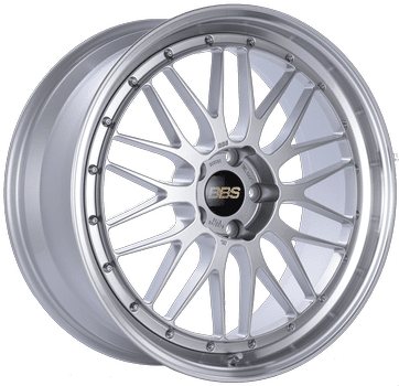 BBS LM Series 5x120 21" Diamond Silver Wheels