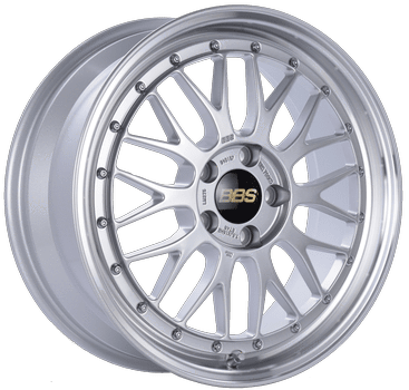 BBS LM Series 5x112 18" Diamond Silver Wheels
