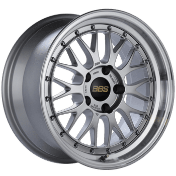 BBS Wheels LM Diamond Silver w/ Diamond Cut Machined Lip 17x8.5 | 5x120 (LM276DSPK)