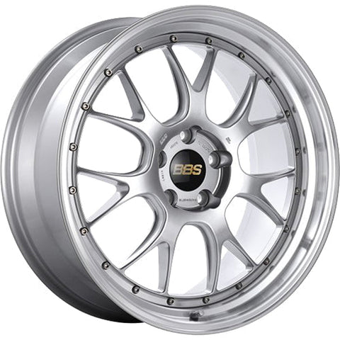 BBS Wheels LMR Diamond Silver w/ Diamond Cut Machined Lip 19x9.5 | 5x114.3 (LM308DSPK)