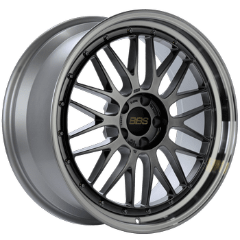 BBS Wheels LM Diamond Black w/ Diamond Cut Machined Lip 20x9 | 5x112 (LM407DBPK)