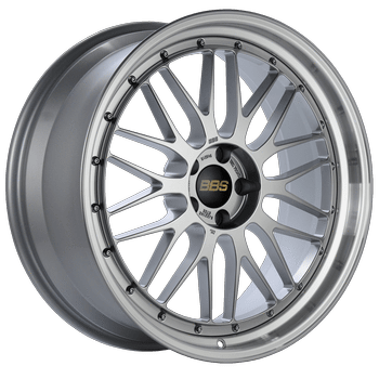 BBS Wheels LM Diamond Silver w/ Diamond Cut Machined Lip 21x9 | 5x112 (LM409DSPK)