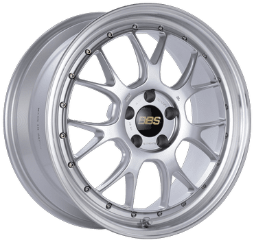BBS Wheels LMR Diamond Silver w/ Diamond Cut Machined Lip 19x8.5 | 5x120 (LM312DSPK)