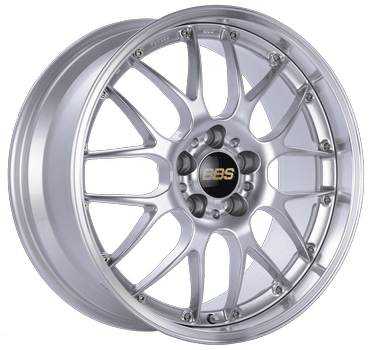 BBS Wheels RSGT Diamond Silver w/ Diamond Cut Machined Lip 19x8.5 | 5x120 (RS959DSPK)