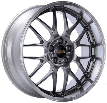 BBS Wheels RSGT Diamond Black w/ Diamond Cut Machined Lip 20x8.5 | 5x120 (RS963DBPK)