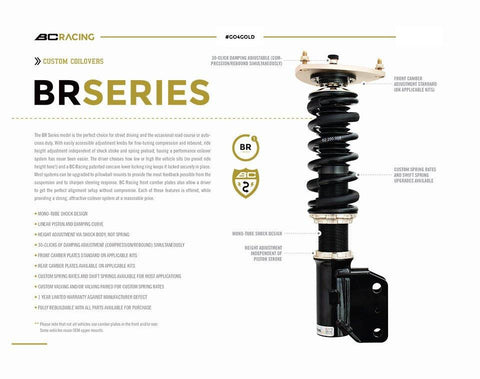 BC Racing BR Series Coilovers | 2005-2007 Subaru STI (F-03-BR)
