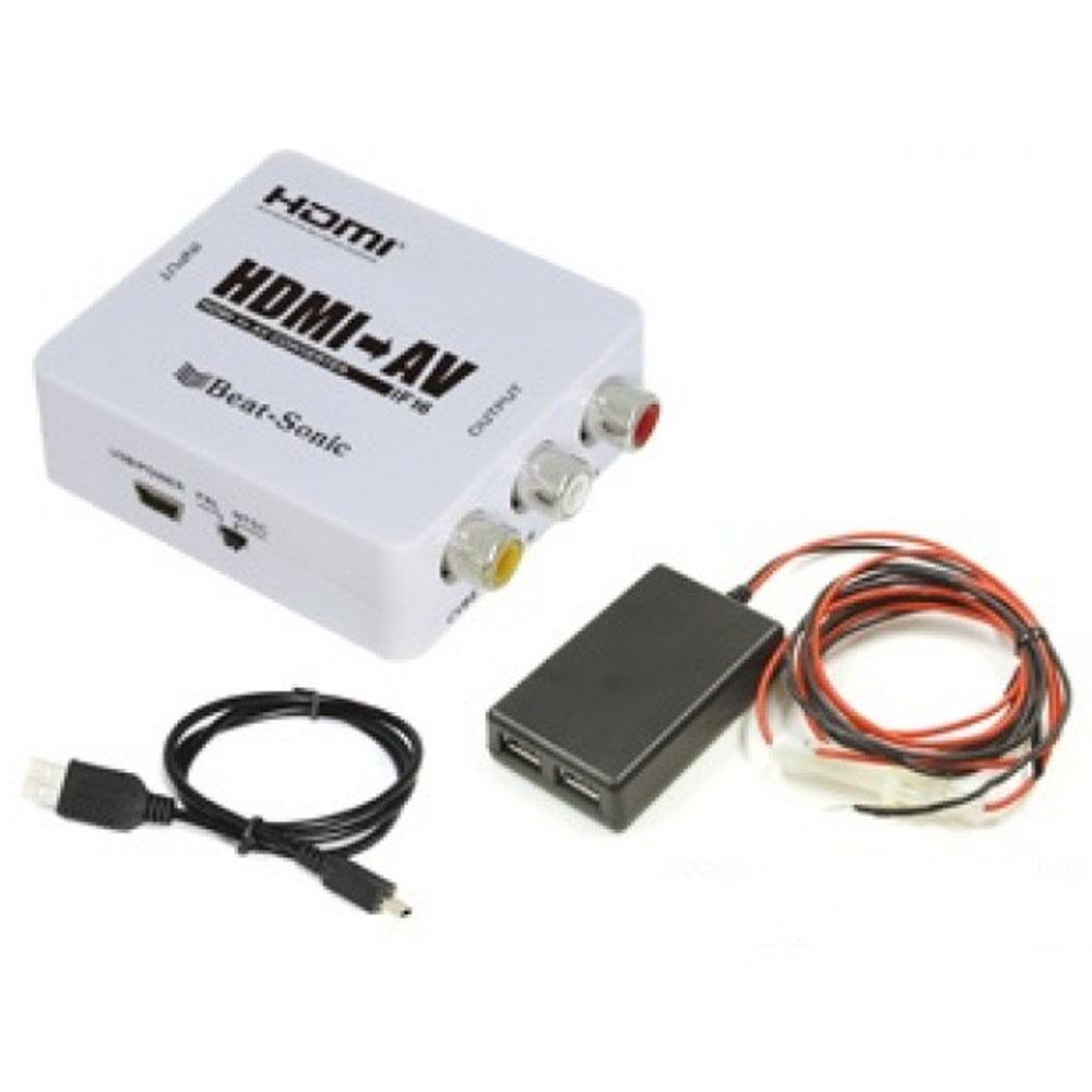 Beat-Sonic HDMI to RCA Converter Adapter with USB Power Supply