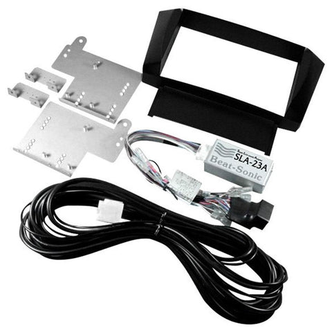 Beat-Sonic Double DIN Gray Stereo Dash Kit with Interface Adapter | 2001-2003 Lexus LS 430 (SLA-23A)