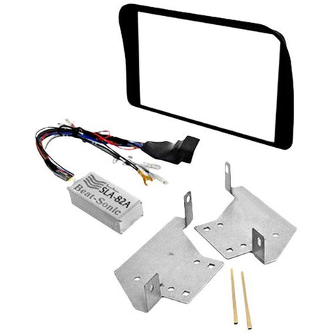 Beat-Sonic Double DIN Black Stereo Dash Kit with Interface Adapter | 2001-2003 Lexus LS 430 (SLA-23A/82AAD)