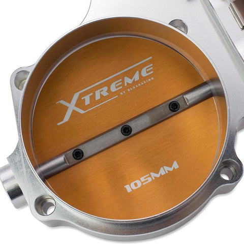 BLOX Racing Billet 105mm Throttle Body | 2015-2021 Dodge Challenger SRT Hellcat (BXIM-00255-SI/BK)