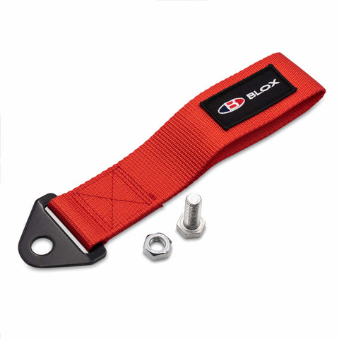 BLOX Racing Universal Tow Strap with Blox Logo (BXAP-00034-BK)