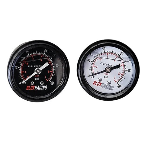 BLOX Racing Liquid Filled Fuel Pressure Gauge (BXGA-00125)