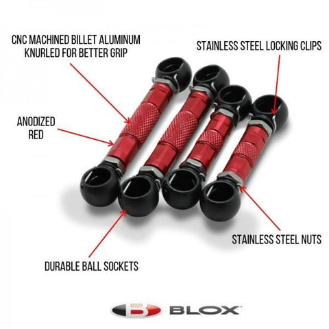 BLOX Adjustable Lowering Links | 2015-2019 Tesla Model X (BXSS-60101)