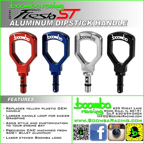 Boomba Racing Aluminum Dipstick Handle | 2014-2019 Ford Fiesta ST (026-00-025)