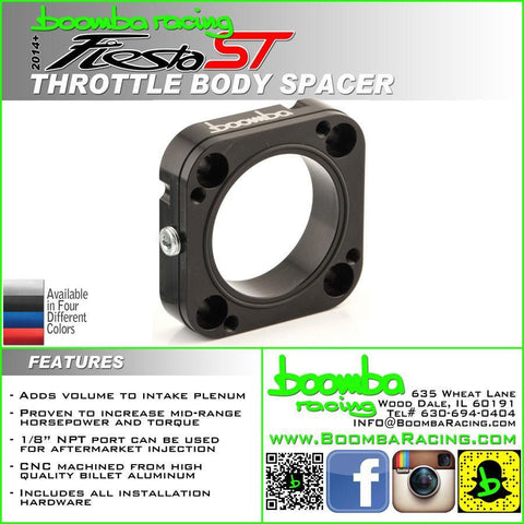 Boomba Racing Throttle Body Spacer | 2014+ Ford Fiesta ST (026-00-010)