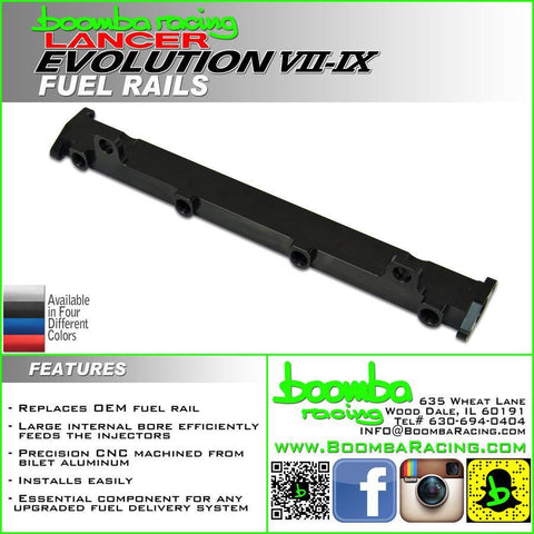 Boomba Racing Fuel Rail | 2001-2006 Mitsubishi Evolution 7/8/9 (002-00-004)