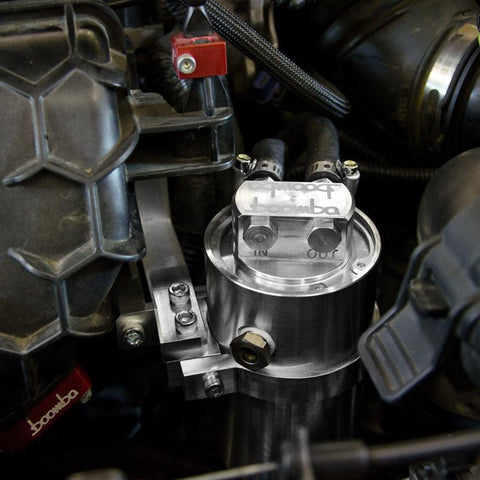 Boomba Racing Stage 2 Oil PCV Catch Can Kit | 2013-2018 Ford Focus ST and 2013-2020 Ford Fusion 2.0L (022-00-019)