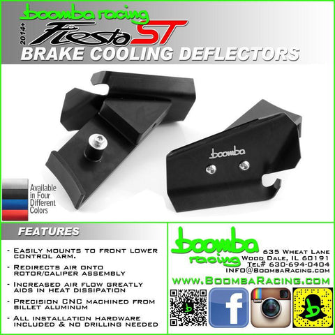 Boomba Racing Brake Cooling Deflector | 2014-2019 Ford Fiesta ST (026-00-020)