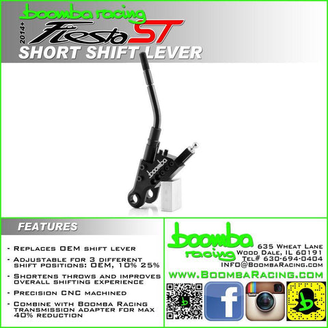 Boomba Racing Short Throw Shifter | 2014-2019 Ford Fiesta ST (026000050000)
