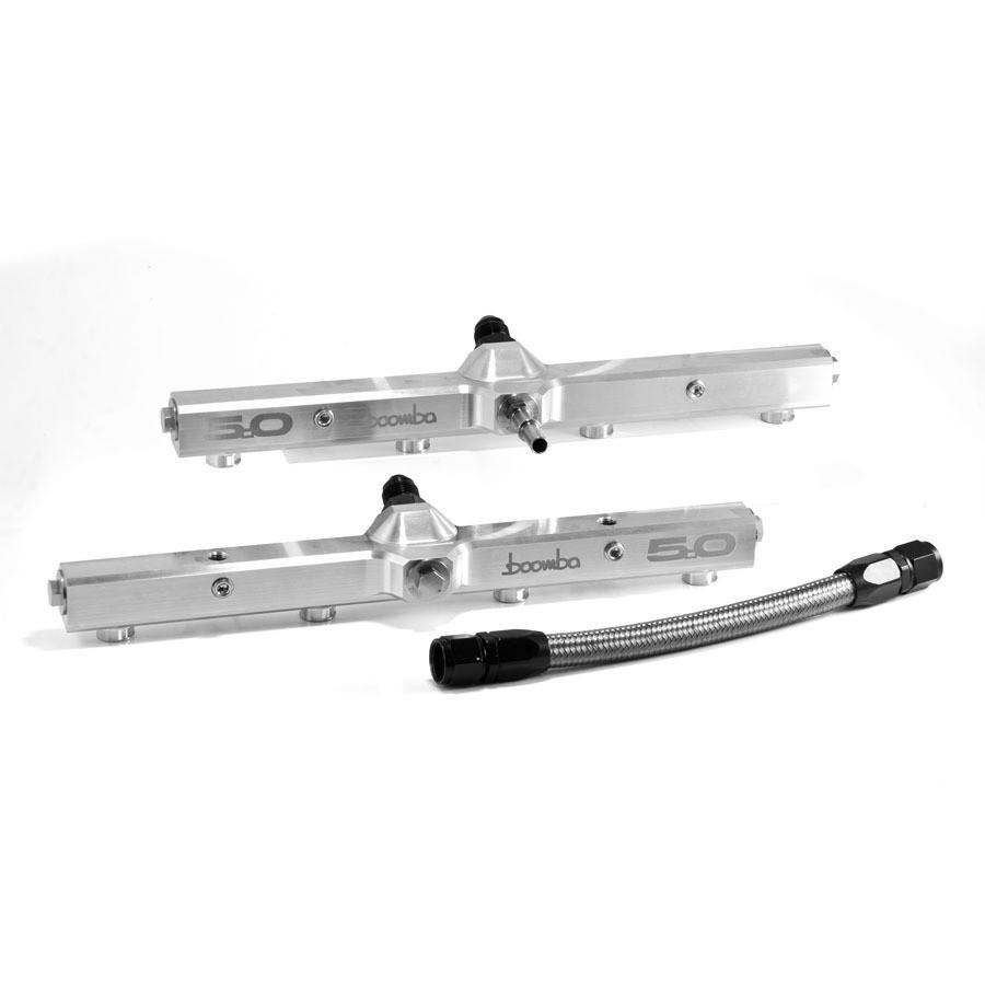 Boomba Racing FUEL RAIL SILVER Compatible with 2003-05 Dodge Neon SRT-4　並行輸入品 Mitsubishi, Evo, 7, 8, 9, Fuel Rail