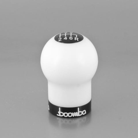 Boomba Racing White Round Shift Knob 270G - V2 | 2015-2022 Subaru WRX  (031-00-009)