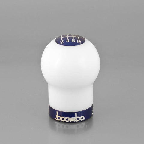 Boomba Racing White Round Shift Knob 270G - V2 | 2015-2022 Subaru WRX  (031-00-009)