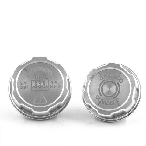 Boomba Racing Aluminum Brake Fluid Reservoir Cap | 2019-2020 Ford Ranger, and 2021-2022 Ford Bronco 2.3L (049050150000)