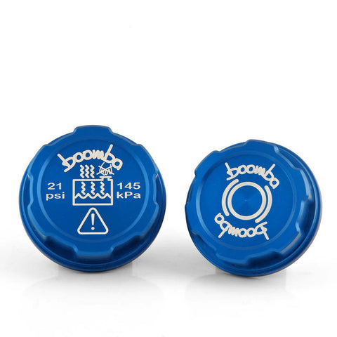 Boomba Racing Aluminum Brake Fluid Reservoir Cap | 2019-2020 Ford Ranger, and 2021-2022 Ford Bronco 2.3L (049050150000)
