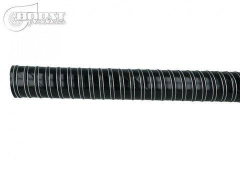BOOST Products Silicone Air Duct Hose 25mm 1" ID 2m 6- Length Black (IN-KS-025-2B)
