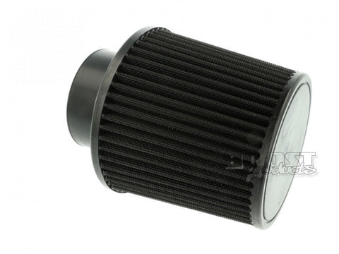 BOOST Products Universal Air Filter 70mm 2-3/4" ID Connection 127mm 5" Length Black (IN-LU-127-070)
