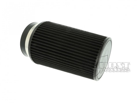 BOOST Products Universal Air Filter 100mm 3-15/16" ID Connection 200mm 7-7/8" Length Black (IN-LU-200-100)
