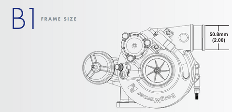 BorgWarner 6258 EFR Ball Bearing T4 Turbo (11589880036)