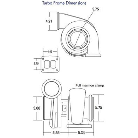 Borg Warner AirWerks Series Turbo Charger (171702)
