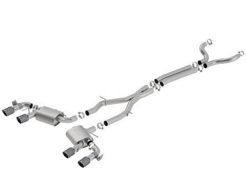 Borla Cat-Back Exhaust System - S-Type | 2017-2020 Chevrolet Camaro ZL1 6.2L (140726)
