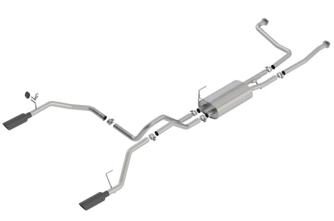 Borla Cat-Back Exhaust System - S-Type | 2017-2020 Nissan Titan 5.6L (140796)