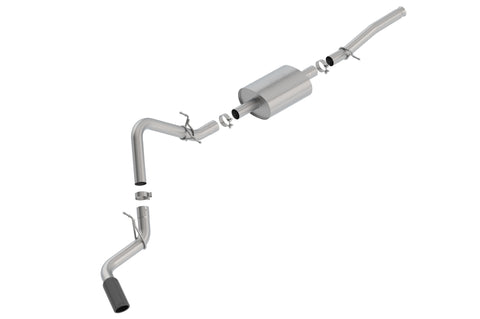 Borla Cat-Back Exhaust System - S-Type | 2017-2020 Chevrolet Silverado 1500 Standard Cab Pickup 5.3L (140805)