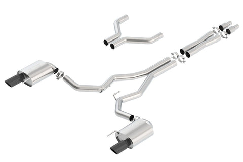 Borla Cat-Back Exhaust System - S-Type | 2015-2017 Ford Mustang Coupe 5.0L (140629)