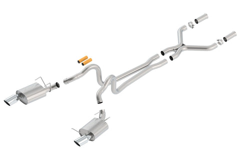 Borla Cat-Back Exhaust System - ATAK | 2013-2014 Ford Mustang 5.0L (140516)