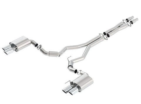Borla Cat-Back Exhaust System - S-Type | 2018-2020 Ford Mustang Coupe 5.0L (140745)