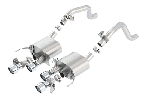 Borla Axle-Back Exhaust System - S-Type | 2014-2019 Chevrolet Corvette 6.2L (11874)